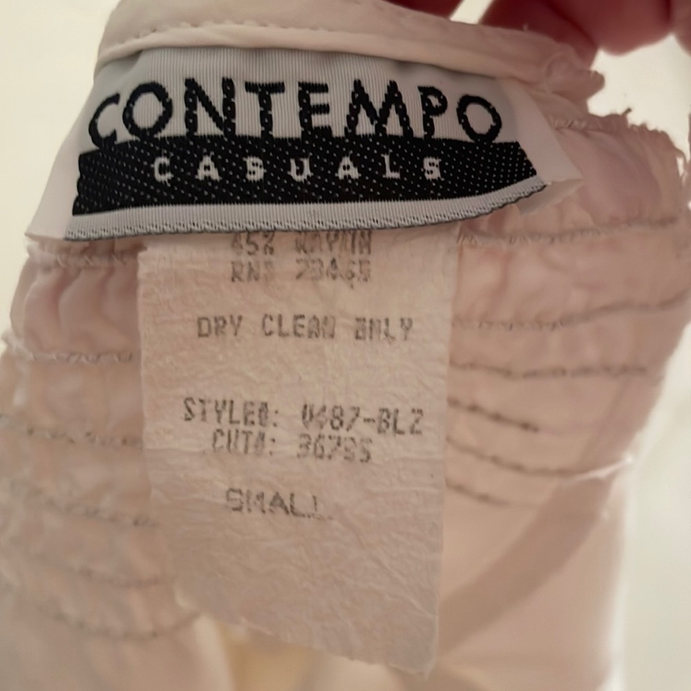 80’s vintage contempo casual blouse